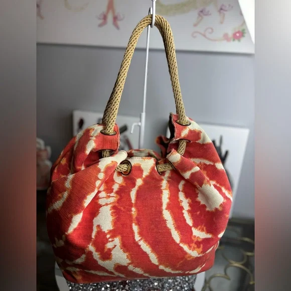 Michael Kors Marina large tie-dye canvas tote EUC - Picture 4 of 13